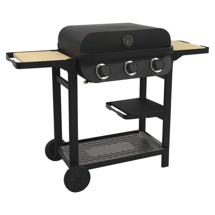 Barbecue gaz sur chariot Ibiza - 3 Brûleurs 8,4 kW