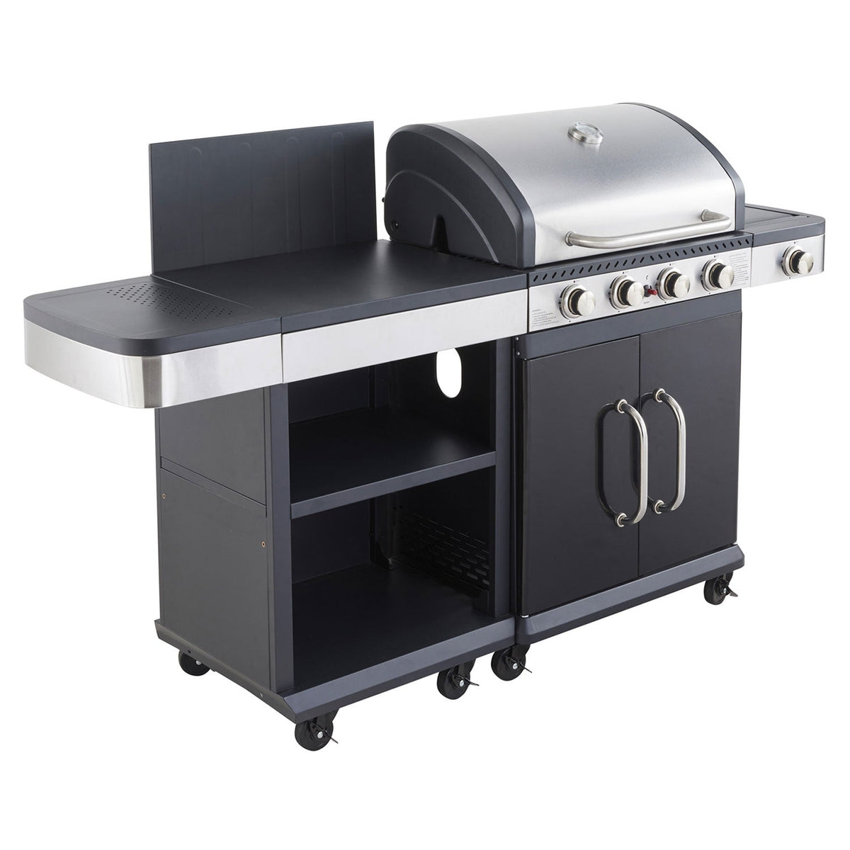 Barbecue gaz Majorque XL – 4 brûleurs 14,5 kW avec desserte