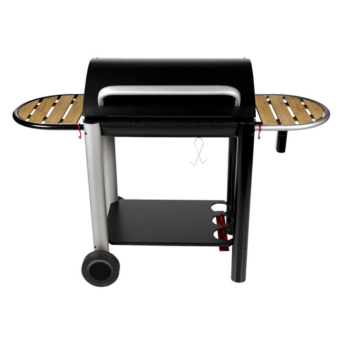 Barbecue à charbon de bois en fonte REVO Montaro 70 avec soufflerie intégrée performante