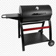 Barbecue au charbon de bois REVO Torino 70 avec grill et plancha en fonte émaillée